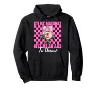 It's My Birthday Give Me An Axe Throwing Hrower Girl Sweat à Capuche