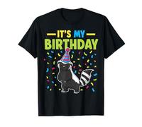 It's My Birthday Honey Badger Groovy Rainbow Vibes T-Shirt