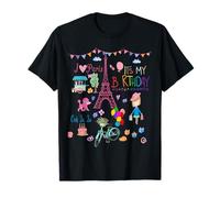 It's My Birthday I Love Paris Tour Eiffel et icônes françaises T-Shirt