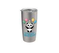 It's My Birthday Kawaii Panda Gobelet isotherme en acier inoxydable double paroi