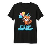 It's My Birthday Kawaii Red Panda T-Shirt Haut de Gamme