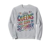 It's My Birthday Queen Born Septembre Maman Vierge Balance Sweatshirt