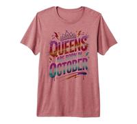 It's My Birthday Queens Born in October Mom Balance Scorpion T-Shirt Haut de Gamme