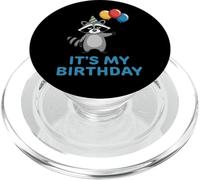 It's My Birthday Racoon PopSockets PopGrip pour MagSafe