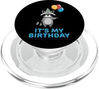 It's My Birthday Racoon PopSockets PopGrip pour MagSafe