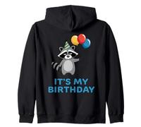 It's My Birthday Racoon Sweat à Capuche