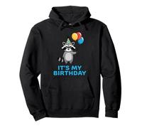 It's My Birthday Racoon Sweat à Capuche