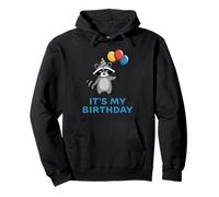 It's My Birthday Racoon Sweat à Capuche