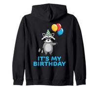 It's My Birthday Racoon Sweat à Capuche