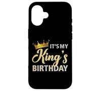 It's My King's Birthday Couples Assorti B-Day Party pour Lui Coque pour iPhone 16