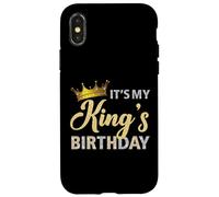 It's My King's Birthday Couples Assorti B-Day Party pour Lui Coque pour iPhone X/XS
