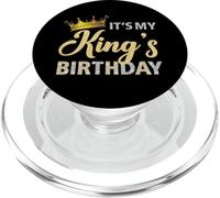 It's My King's Birthday Couples Assorti B-Day Party pour Lui PopSockets PopGrip pour MagSafe