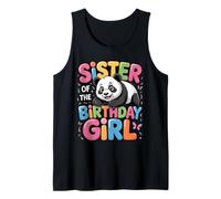 « It's My Sidter's Birthday Panda Family Bday » Débardeur