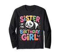« It's My Sidter's Birthday Panda Family Bday » Manche Longue