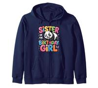 « It's My Sidter's Birthday Panda Family Bday » Sweat à Capuche