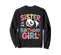 « It's My Sidter's Birthday Panda Family Bday » Sweatshirt