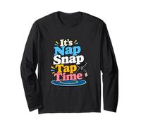 It's Nap Snap Tap Time Tapis de Ceinture Amusant pour jiu Jitsu Arts Martiaux Manche Longue