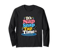 It's Nap Snap Tap Time Tapis de Ceinture Amusant pour jiu Jitsu Arts Martiaux Manche Longue