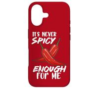 It's Never Spicy Enough for Me Amoureux des épices au Piment Coque pour iPhone 17