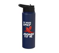 It's Never Spicy Enough For Me Amoureux des épices au piment Stainless Steel Insulated Water Bottle