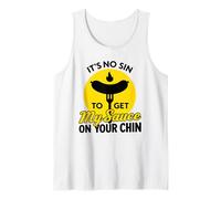 It's No Sin to Get My Sauce on Your Chin Funny BBQ Meat Lover Débardeur