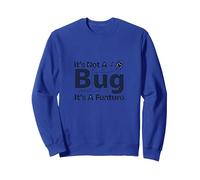 It's Not A Bug It's A Feature - Humour Programmeur Sweatshirt, Unisexe pour Adultes, Bleu Royal, S