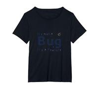 It's Not A Bug It's A Feature - Humour Programmeur T-Shirt, Femme Grandes Tailles, Noir, 1X