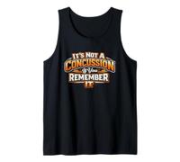 It's Not a Comcussion If You Remember It - Humour de Football Débardeur