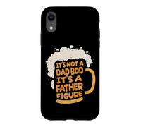 It's Not A Dad BOD It's A Father Figure Lager Funny Beer Coque pour iPhone XR