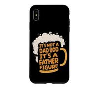 It's Not A Dad BOD It's A Father Figure Lager Funny Beer Coque pour iPhone XS Max