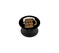 It's Not A Dad BOD It's A Father Figure Lager Funny Beer PopSockets PopGrip Adhésif
