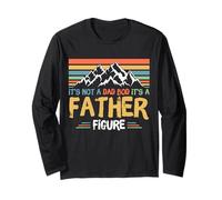 It's Not a Dad BOD It's a Father Figure Retro Father's Day Manche Longue