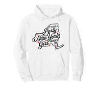 It's Not a Party Until A New York Girl Walks in,Filles fières Sweat à Capuche