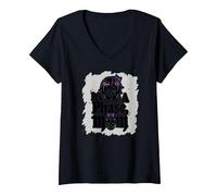 It's Not A Phase Mom Elder Emo Gothic Rebel Nostalgia T-Shirt avec Col en V, Femme, Noir, M
