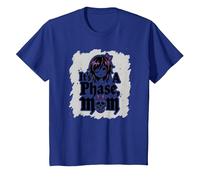 It's Not A Phase Mom Elder Emo Gothic Rebel Nostalgia T-Shirt, Enfant, Bleu Royal, 10 Ans