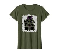 It's Not A Phase Mom Elder Emo Gothic Rebel Nostalgia T-Shirt, Femme, Olive, 3XL