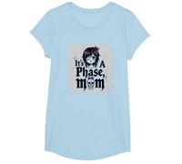 It's Not A Phase Mom Elder Emo Gothic Rebel Nostalgia T-Shirt, Fille, Bleu Céleste, M