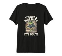It's Not A Pimp Walk Its Gout Canne Grenouille rétro T-Shirt Haut de Gamme