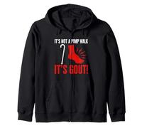 It's Not A Pimp Walk It's Gout Funny Old Man Medical Humour Sweat à Capuche