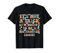 It's Not A Trick Im Big Brother Again Halloween Groovy Reveal T-Shirt