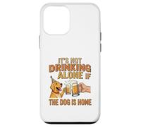 It's Not Drinking Alone If The Dog is Home - Funny Beer Coque pour iPhone 12 Mini