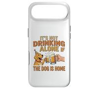 It's Not Drinking Alone If The Dog is Home - Funny Beer Coque pour iPhone Air