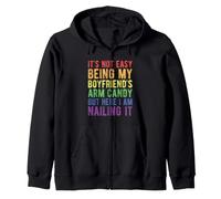 It's Not Easy Being My Boyfriend's Arm Candy - Couple Gay Sweat à Capuche