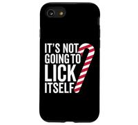 It's Not Going to Lick Itself Funny Candy Cane Christmas Coque pour iPhone SE (2020) / 7/8