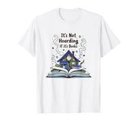 It's Not Hoarding If It's Books - Bookworm's Dream T-Shirt, Homme, Blanc, L