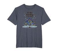 It's Not Hoarding If It's Books - Bookworm's Dream T-Shirt, Homme Grandes Tailles, Bleu Chiné, 2X Tall