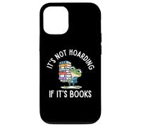It's Not Hoarding If It's Books Funny Reading Bookworm Coque pour iPhone 12/12 Pro