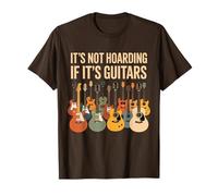 It's Not Hoarding If Its Guitars, Funny Guitarist Music Lover T-Shirt