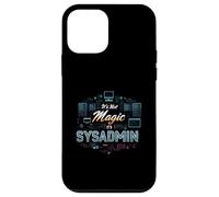 It's Not Magic It's SysAdmin Funny IT Tech Administrator Coque pour iPhone 12 Mini