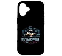 It's Not Magic It's SysAdmin Funny IT Tech Administrator Coque pour iPhone 16